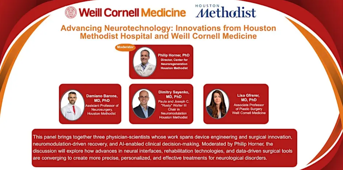 Headshots of the four panelists (three men and a woman)