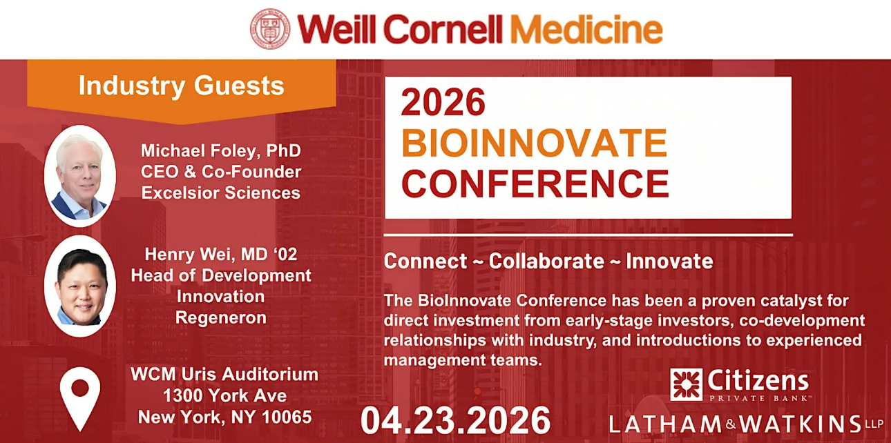 Headshots of two featured speakers - one Caucasian man with white hair and one middle-aged East Asian man, both in business attire.