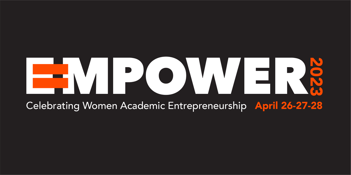 Banner image from Empower Pitch website with the words and application due date
