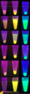 Comparison of different fluorescent proteins