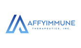 AffyImmune logo in blue with big letter A