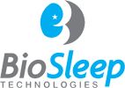 BioSleep logo with the "Bio" in gray and "Sleep" in light blue. 