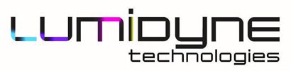 Logo with the word "Lumidyne" in all caps and black. 
